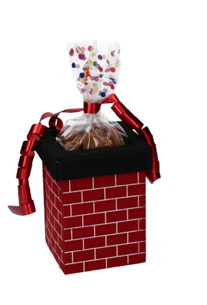 Geschenkmandje Vilt Schouw Sint 13x10x10cm 1stuks