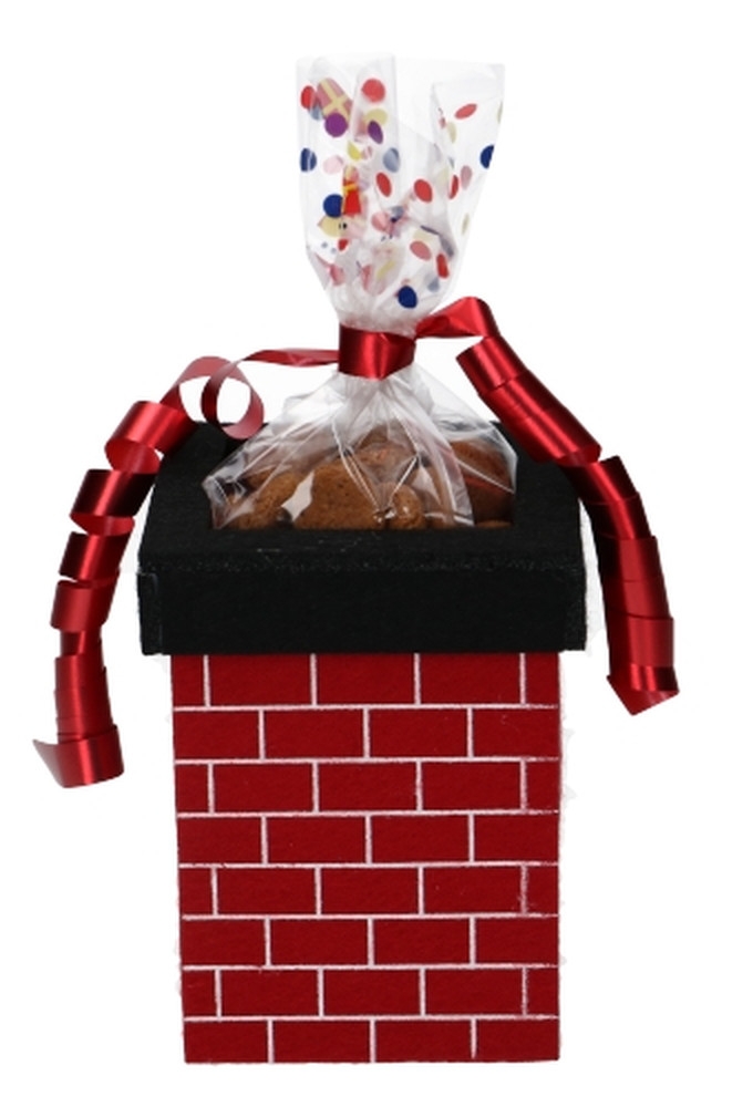 Geschenkmandje Vilt Schouw Sint 13x10x10cm 1stuks