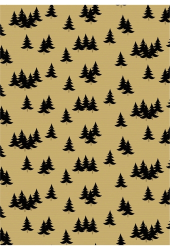 Kerstpapier Kraft Dessin 078 50cm x 150 meter