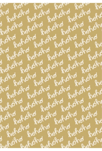 Kerstpapier Kraft Dessin 146 40cm x 250meter