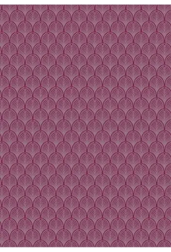 Geschenkpapier Trendy art deco paars metallic pink 30cm x 200meter