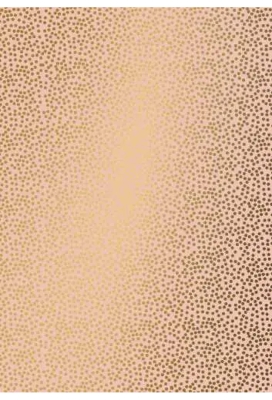 Geschenkpapier Trendy mini dots coral goud 30cm x 200meter