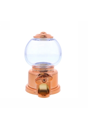 Geschenkverpakking Snoepdispenser klein goud 6x7x10cm 72stuks