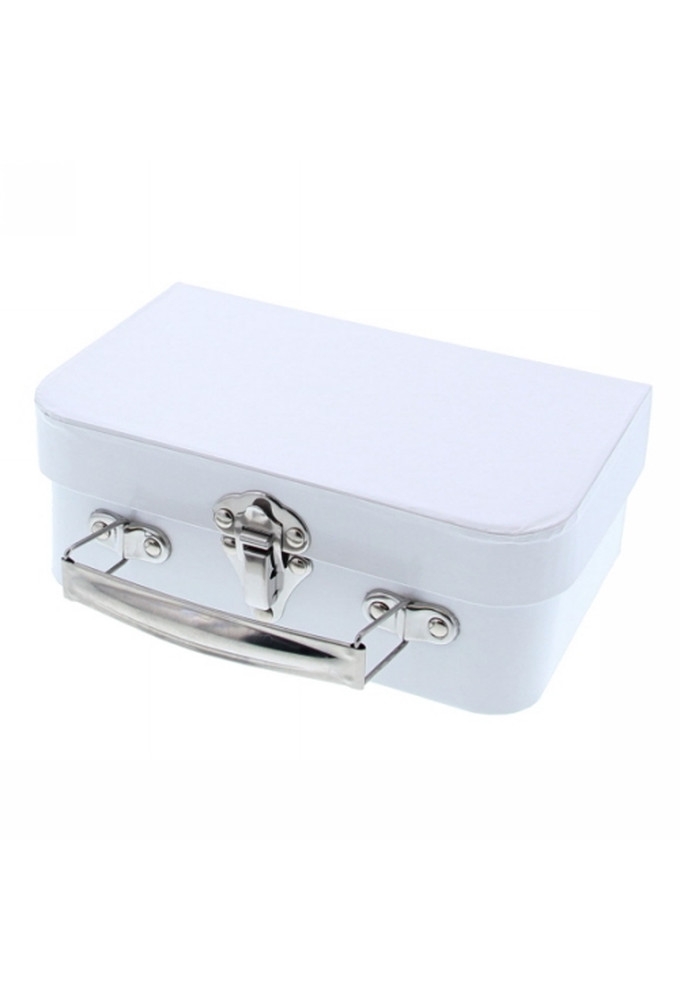 Geschenkverpakking Valies wit 17.5x6.5x14.5cm 12stuks