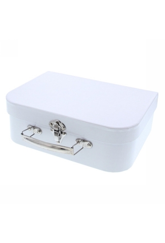 Geschenkverpakking Valies wit 25x8.5x18cm 8stuks