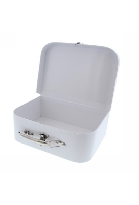 Geschenkverpakking Valies wit 25x8.5x18cm 8stuks