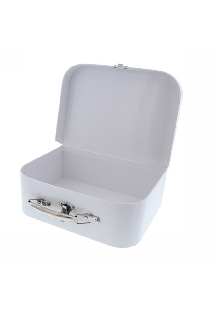 Geschenkverpakking Valies wit 25x8.5x18cm 8stuks