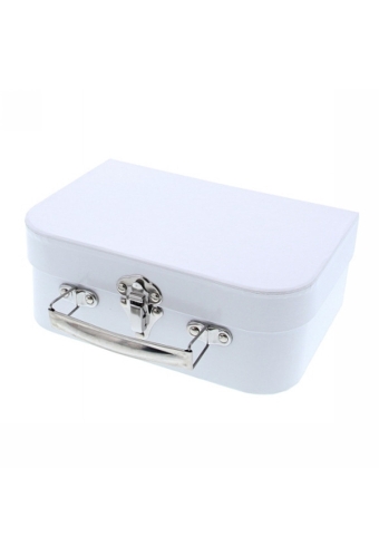 Geschenkverpakking Valies wit medium 20x7.5x17.5cm 12stuks