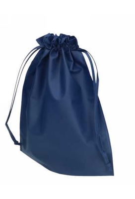 Geschenkzak Nonwoven Met Trekkoord Patti Blauw.35x10x39cm 200stuks
