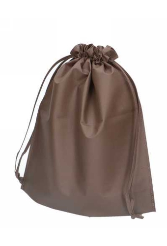 Geschenkzak Nonwoven Met Trekkoord Patti Bruin.35x10x39cm 200stuks