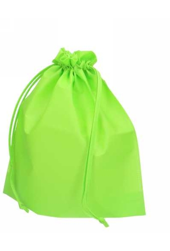 Geschenkzak Nonwoven Met Trekkoord Patti Groen.35x10x39cm 200stuks