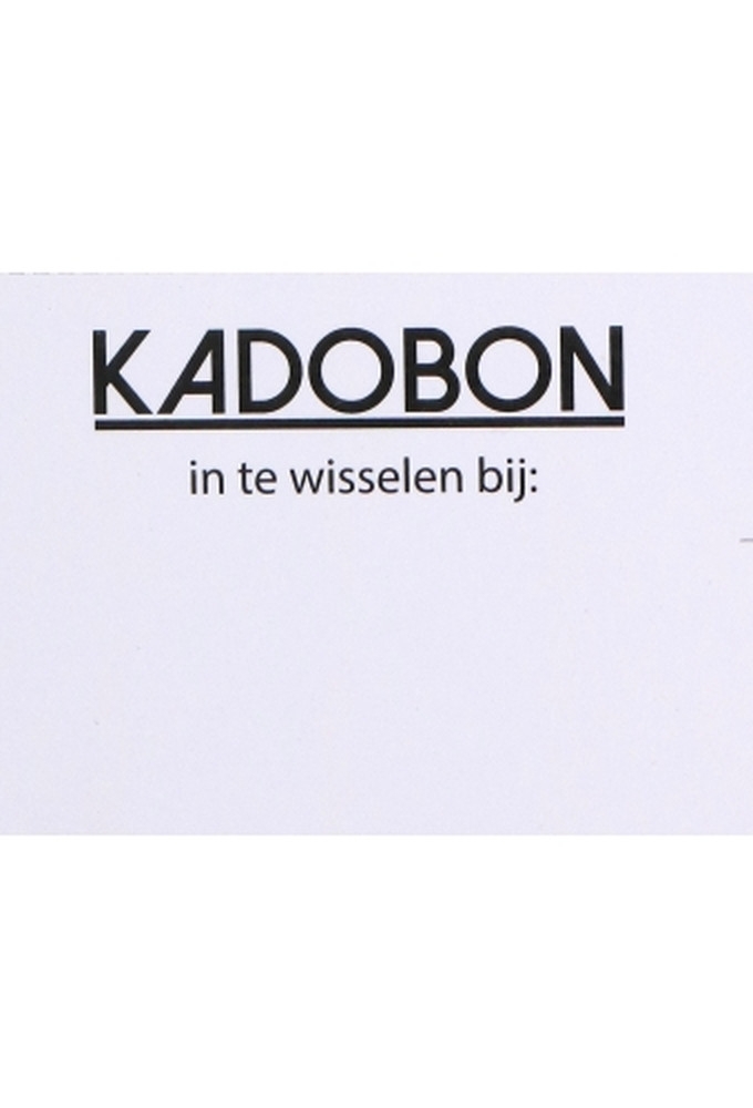 Giftcard Wit 8.5x5.3cm Met Controle Kaartje 25stuks