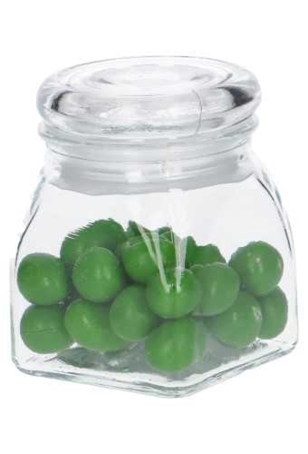 Glazen Potje Vierkant Model Douro Met Glazen dop 5.6x7.2cm 12stuks