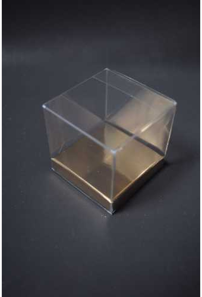 Gouden Kartonnetje Bodem Elba voor transp. kubus 12x12x1cm 10stuks