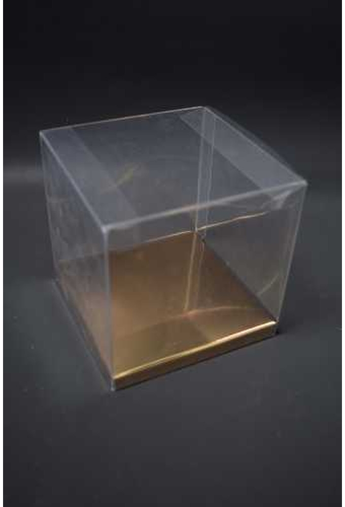 Gouden Kartonnetje Bodem Elba voor transp. kubus 12x12x1cm 10stuks