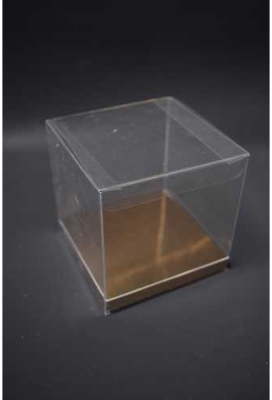 Gouden Kartonnetje Bodem Elba voor transp. kubus 12x12x1cm 10stuks