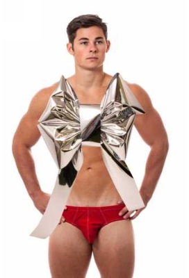 Grote Bodystrik Men Or Women Zilver.45x35+50cm lichaamstrik