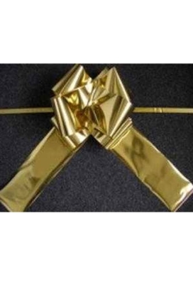 Grote Strik Milaan Metallic Goud Deur d36x36+24cm