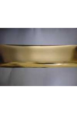 Grote Strik Milaan Metallic Goud Deur d36x36+24cm