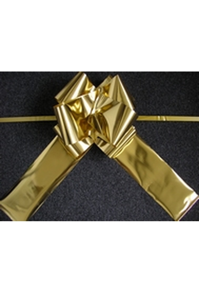 Grote Strik Milaan Metallic Rood Deur d36x36+24cm