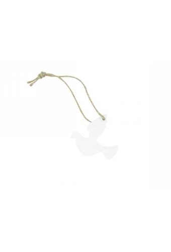 Houten Decoratie Duifje Hanger 5cm 24stuks