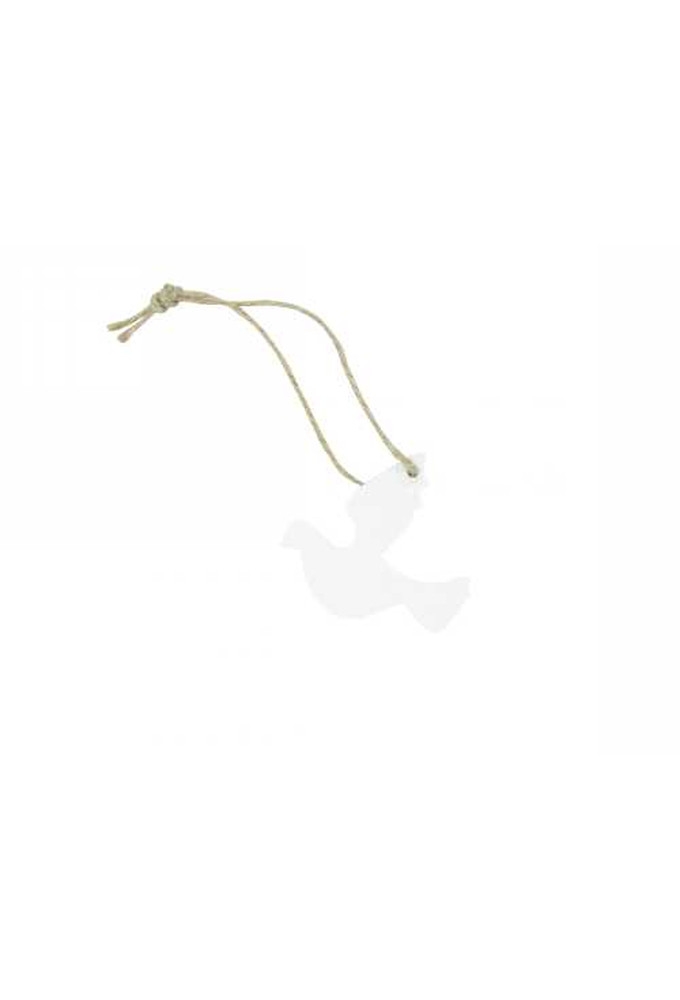 Houten Decoratie Duifje Hanger 5cm 24stuks