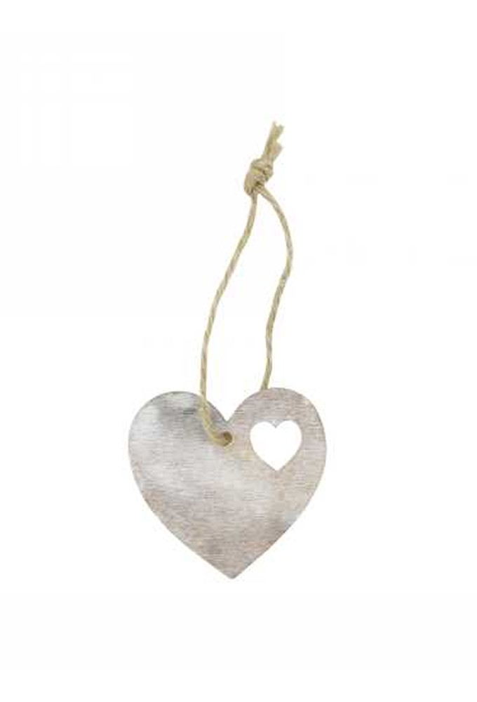 Houten Decoratie Hartje Wood Met Koord 5cm 24stuks