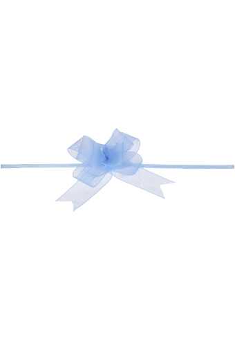 2 HALEN 1 BETALEN Mini Trek Strikken Organza Blauw 15mm r45mm 10stuks