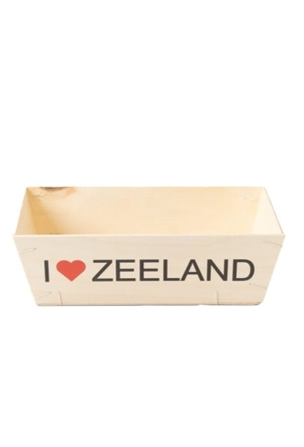 Houten Korf Bedrukt Zeeland Versie 3 29x19x9cm 25stuks