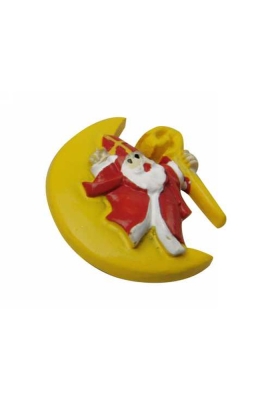 Houten Sintdecoratie Sint Op Maan Plakker 3cm 72stuks