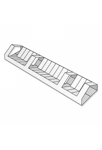 Interieur Voor Wijnflesdoos Wit 36cm 50stuks
