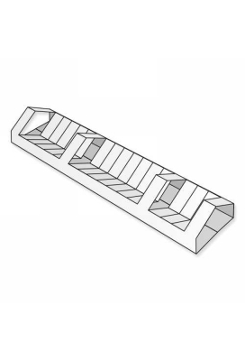 Interieur Voor Wijnflesdoos Wit 36cm 50stuks
