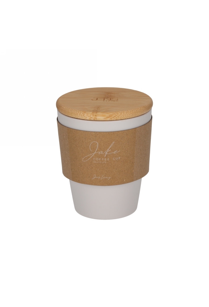 JENS Living Koffiebeker Jake Gerecycled PP Steengrijs 1stuks