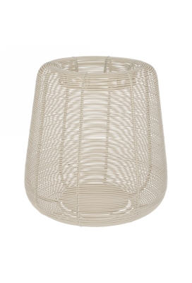 JENS Living Lantaarn Sil Wit Large 1stuks