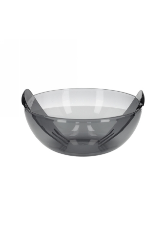 Jens Living Acryl Saladeschaal Met Bestek Smoke 27.4x27.4x11cm 1stuks
