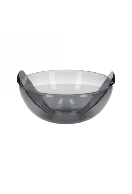 Jens Living Acryl Saladeschaal Met Bestek Smoke 27.4x27.4x11cm 1stuks