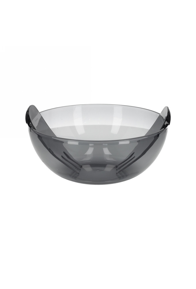 Jens Living Acryl Saladeschaal Met Bestek Smoke 27.4x27.4x11cm 1stuks