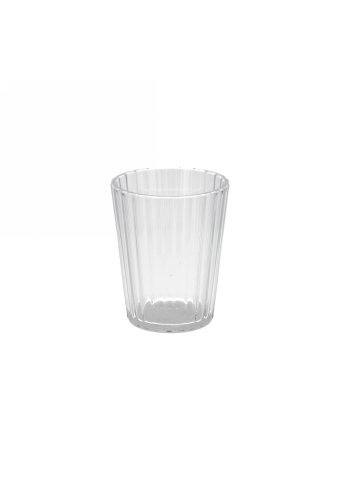 Jens Living Acryl Tumbler Ribbel 9x9x11cm 1stuks