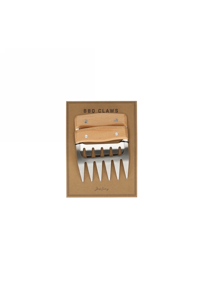 Jens Living Bbq Klauwen Woody set van 2stuks 11.5x10.8x2.1cm 1stuks