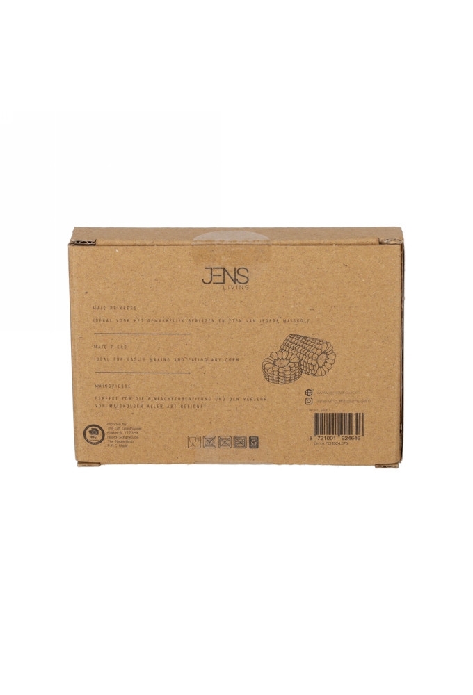 Jens Living Bbq Maisprikkers set van 6stuks 8.4x2x1.5cm 1stuks
