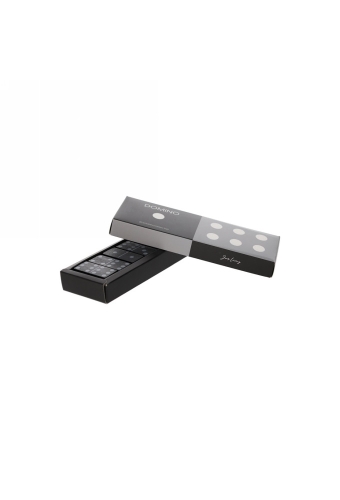 Jens Living Domino Zwart 20.5x6.8x2.8cm 1stuks