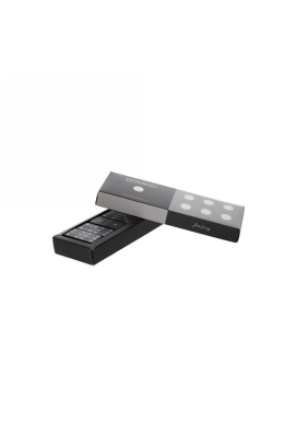 Jens Living Domino Zwart 20.5x6.8x2.8cm 1stuks