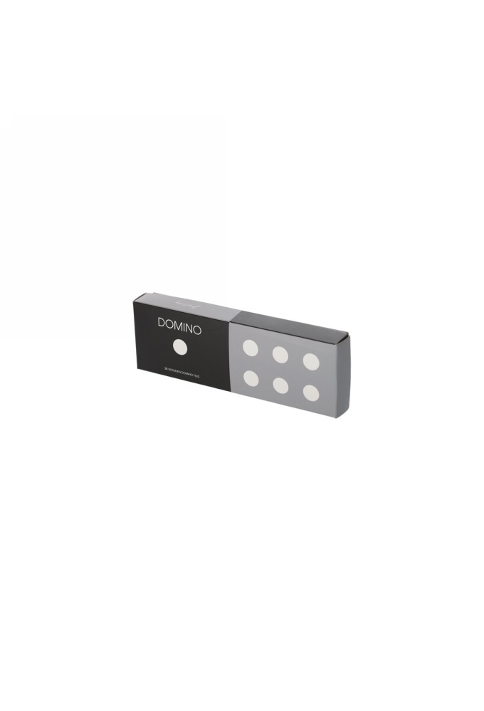 Jens Living Domino Zwart 20.5x6.8x2.8cm 1stuks