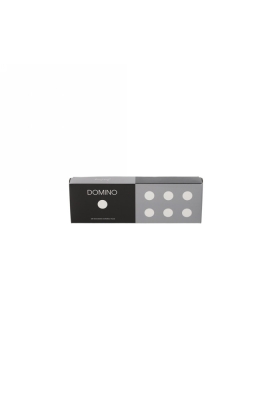 Jens Living Domino Zwart 20.5x6.8x2.8cm 1stuks