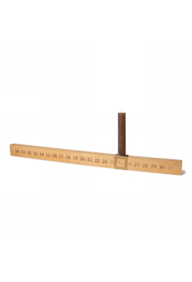 Jens Living Houten Adventskandelaar 58x4.5x4cm 1stuks