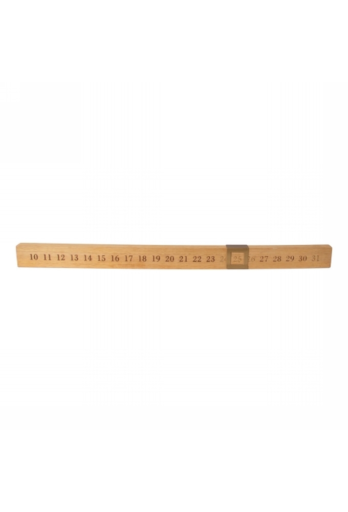 Jens Living Houten Adventskandelaar 58x4.5x4cm 1stuks