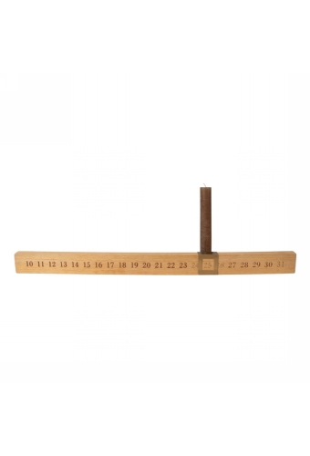 Jens Living Houten Adventskandelaar 58x4.5x4cm 1stuks