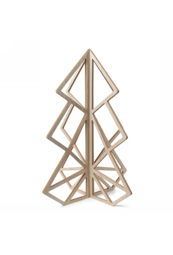 Jens Living Houten Kerstboom 40cm 30x30x40cm 1stuks