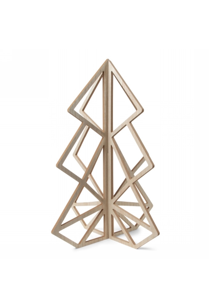 Jens Living Houten Kerstboom 40cm 30x30x40cm 1stuks