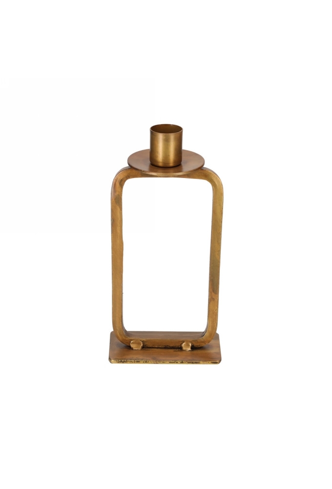 Jens Living Kandelaar Dave Goud Large 8x5.5x18cm 1stuks